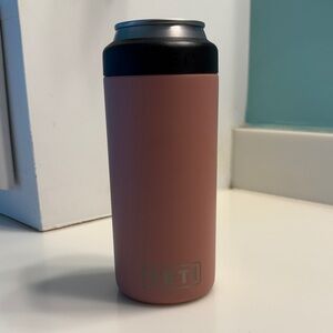 Yeti Pink Rambler Colster Can Insulator